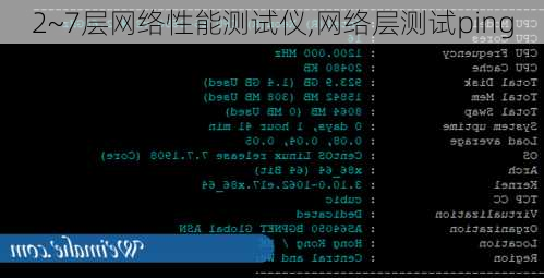 2~7层网络性能测试仪,网络层测试ping