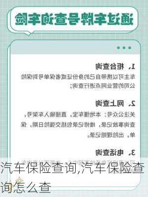 汽车保险查询,汽车保险查询怎么查