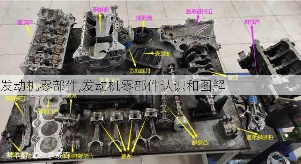 发动机零部件,发动机零部件认识和图解