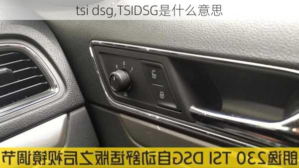 tsi dsg,TSIDSG是什么意思