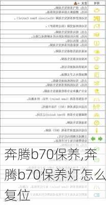 奔腾b70保养,奔腾b70保养灯怎么复位