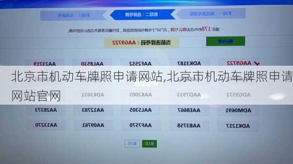 北京市机动车牌照申请网站,北京市机动车牌照申请网站官网