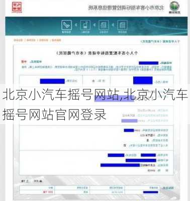 北京小汽车摇号网站,北京小汽车摇号网站官网登录