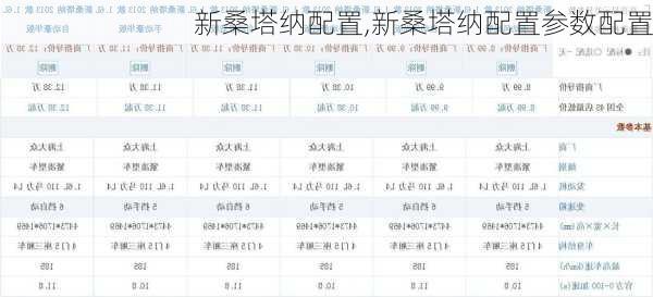 新桑塔纳配置,新桑塔纳配置参数配置