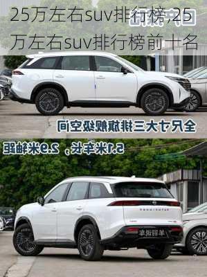 25万左右suv排行榜,25万左右suv排行榜前十名