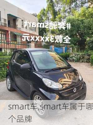 smart车,smart车属于哪个品牌