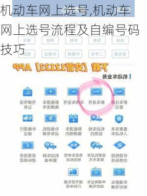 机动车网上选号,机动车网上选号流程及自编号码技巧