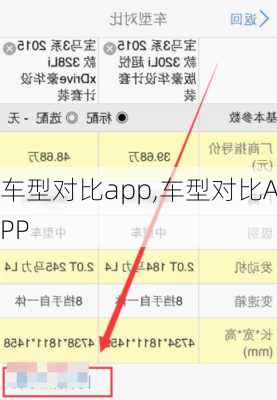 车型对比app,车型对比APP
