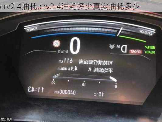 crv2.4油耗,crv2.4油耗多少真实油耗多少