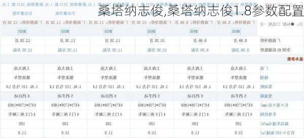 桑塔纳志俊,桑塔纳志俊1.8参数配置