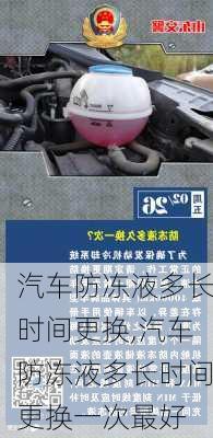 汽车防冻液多长时间更换,汽车防冻液多长时间更换一次最好