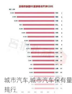 城市汽车,城市汽车保有量排行