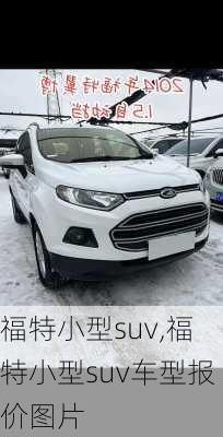 福特小型suv,福特小型suv车型报价图片