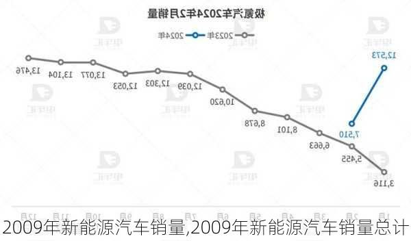 2009年新能源汽车销量,2009年新能源汽车销量总计