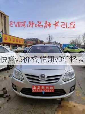 悦翔v3价格,悦翔v3价格表