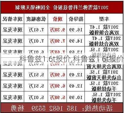 科鲁兹1.6t报价,科鲁兹1 6t报价