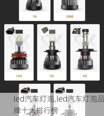 led汽车灯泡,led汽车灯泡品牌十大排行榜