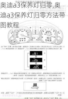 奥迪a3保养灯归零,奥迪a3保养灯归零方法带图教程