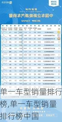 单一车型销量排行榜,单一车型销量排行榜中国