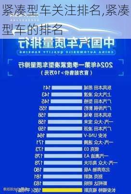 紧凑型车关注排名,紧凑型车的排名