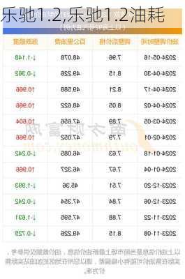 乐驰1.2,乐驰1.2油耗