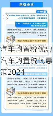 汽车购置税优惠,汽车购置税优惠政策2024