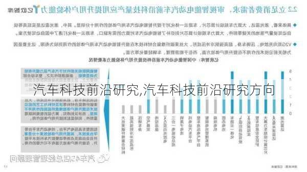 汽车科技前沿研究,汽车科技前沿研究方向