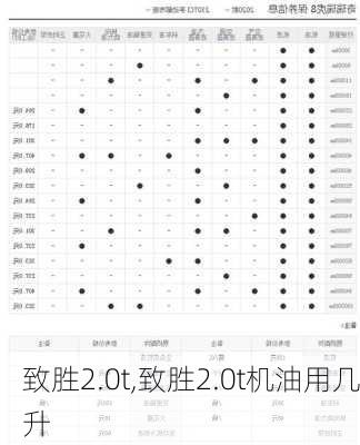 致胜2.0t,致胜2.0t机油用几升