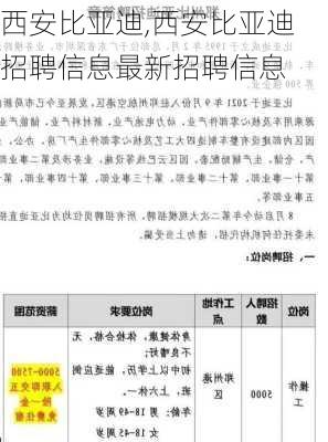 西安比亚迪,西安比亚迪招聘信息最新招聘信息