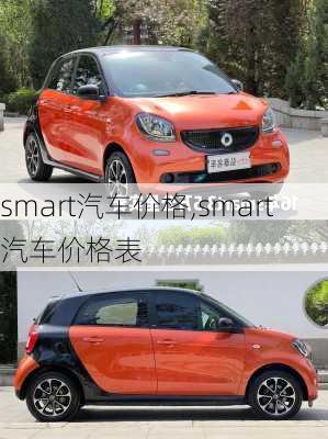 smart汽车价格,smart汽车价格表