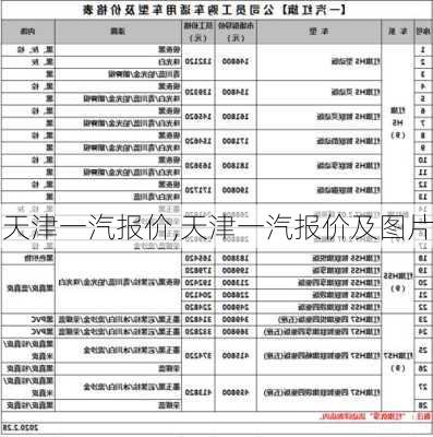 天津一汽报价,天津一汽报价及图片